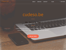 Tablet Screenshot of cudeso.be